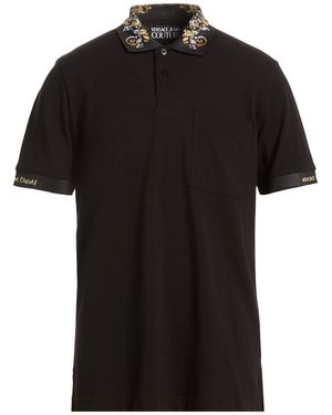 Versace Jeans Couture Polo Shirt Cotton - Black