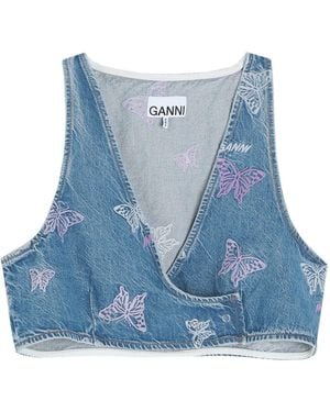 Ganni Top - Blue