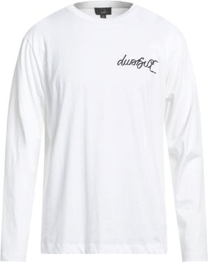 dunhill Embroidered Logo Cotton T-Shirt - White