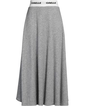 Gaelle Paris Midi Skirt Viscose, Polyester, Polyamide - Gray