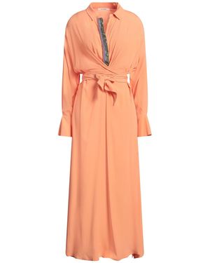 Maliparmi Maxi Dress Acetate, Silk - Orange