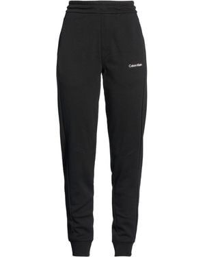 Calvin Klein Pants Cotton, Polyester - Black