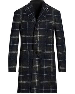 L.B.M. 1911 Coat Polyester, Acrylic, Virgin Wool - Blue