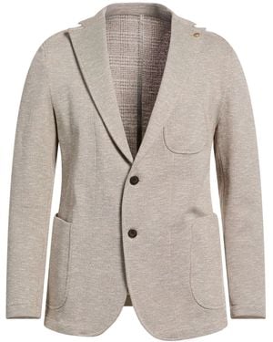 Barbati Sand Blazer Viscose, Cotton, Polyamide, Elastane - Natural