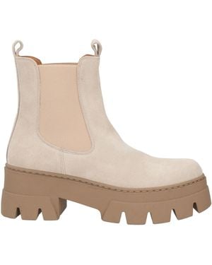 Ennequadro Ankle Boots Leather - Natural