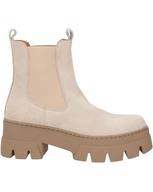 Ennequadro Ankle Boots Leather - Natural