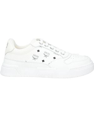MCM Sneakers Textile Fibers, Leather - White