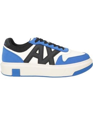 ARMANI EXCHANGE Sneakers Polyester, Polyurethane - Blue