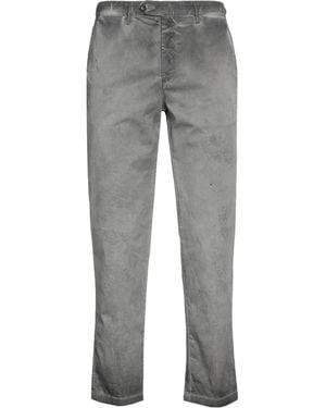 White Sand Trousers Cotton, Elastane - Grey
