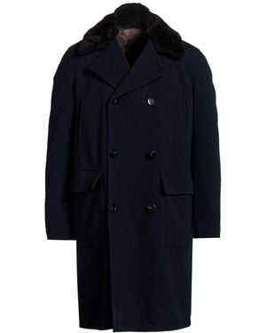 GMS-75 Midnight Coat Wool, Polyester, Polyamide - Blue
