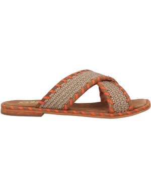 Colors Of California Criss Cross Sandal - Brown