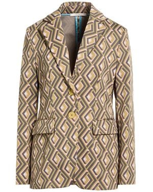 Maliparmi Military Blazer Polyamide, Elastane - Natural