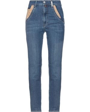 High Denim Pants - Blue