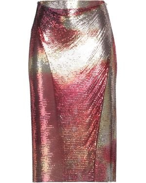 Rabanne Midi Skirt - Red