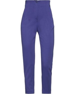 Kontatto Pants Viscose, Nylon, Elastane - Blue
