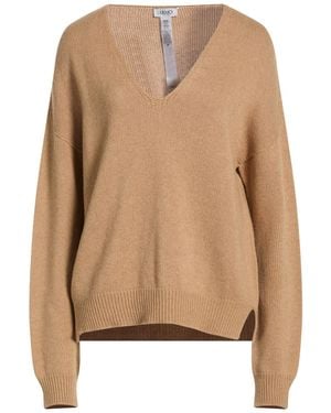 Liu Jo Sweater Polyamide, Viscose, Wool, Cashmere - Natural