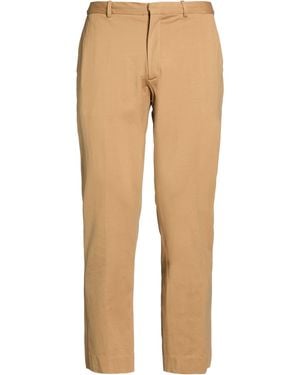 Circolo 1901 Camel Trousers Cotton, Elastane - Natural