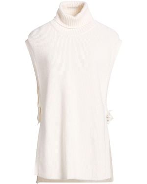 Purotatto Rollkragenpullover - Weiß