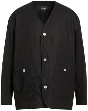 Comme des Garçons Homme Jacket Linen, Cotton - Black