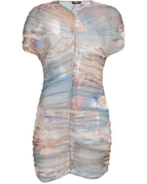 Balmain Minivestido - Gris