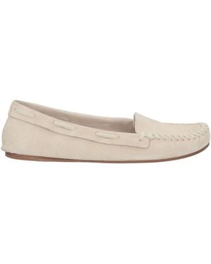 The Row Loafers Lambskin - Natural
