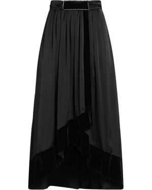 Philosophy Di Lorenzo Serafini Maxi Skirt Polyester, Viscose, Silk - Black