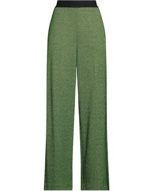 Liviana Conti Trousers Polyester, Cashmere, Polyamide - Green