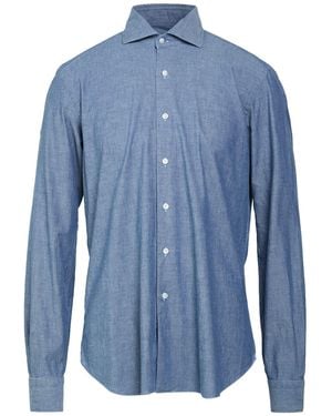Barba Napoli Shirt Cotton - Blue