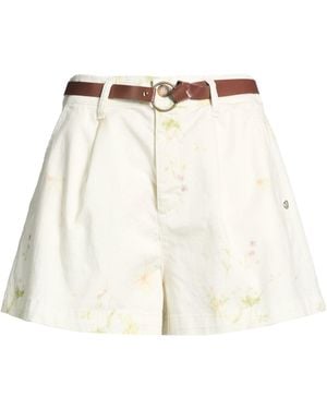 Please Shorts & Bermuda Shorts Cotton, Elastane - Natural