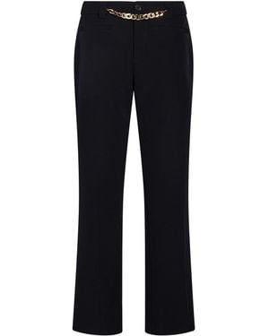 Liu Jo Midnight Pants Polyester, Elastane - Blue