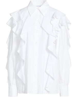Alberta Ferretti Shirt Cotton, Elastane - White