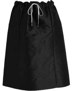 Maison Margiela Midi Skirt Polyester, Silk - Black