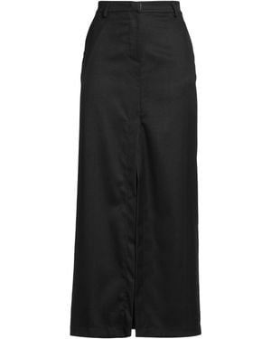 Motel Maxi Skirt Polyester, Viscose, Elastane - Black