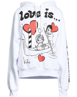 Gaelle Paris Sweatshirt Cotton, Elastane - White