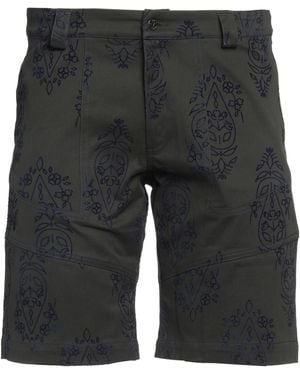 Paria Farzaneh Dark Denim Shorts Cotton, Elastane - Grey