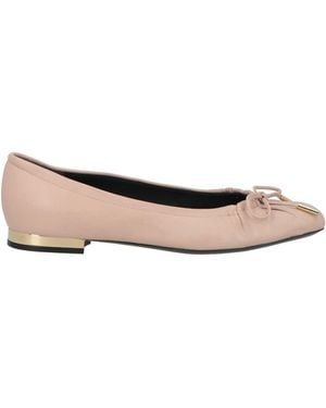 Mulberry Blush Ballet Flats Leather - Natural