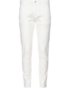 Barba Napoli Pants Cotton, Elastane - White