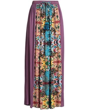 CONNOR & BLAKE Mauve Maxi Skirt Viscose - White