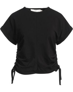 19.70 Nineteen Seventy T-Shirt Cotton, Elastane - Black