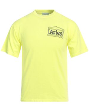 Aries T-Shirt Cotton - Yellow