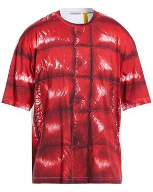 Moncler T-Shirt Cotton - Red