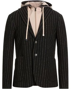Bharnaba Blazer Polyester, Virgin Wool - Black