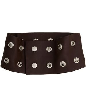 Rick Owens Necklace Lambskin - Brown