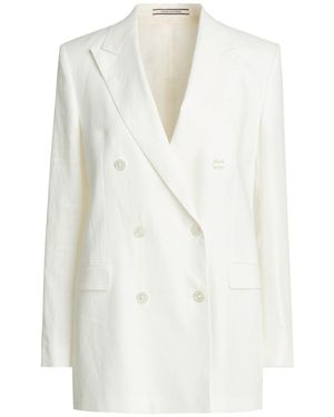 Tagliatore 0205 Blazer Linen - White