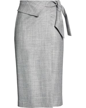 Genny Midi Skirt Wool, Viscose, Polyamide - Gray