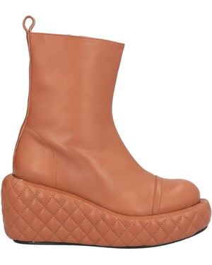 Ras Ankle Boots Leather - Brown