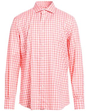 Mazzarelli Stone Coral Shirt Cotton - Pink