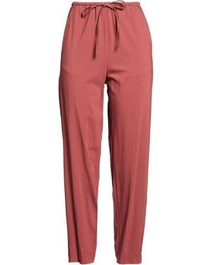forte_forte Trousers Viscose, Virgin Wool, Elastane - Red