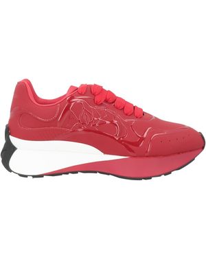 McQueen Sneakers Leather - Red