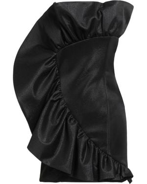 SIMONA CORSELLINI Mini Dress Polyester, Elastane - Black